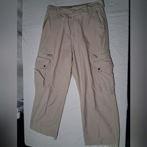 Men's Beige Cargo Pants